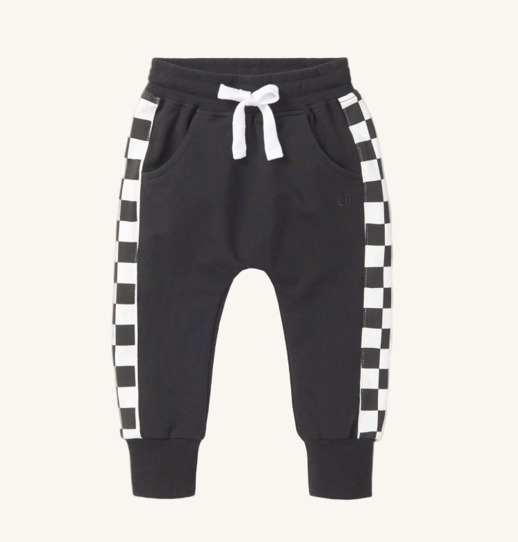 Side Checkered Joggers